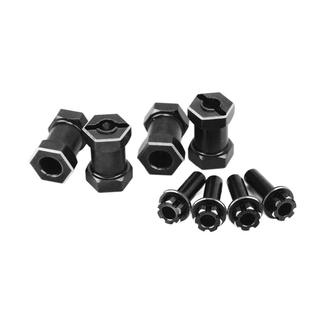 4Pcs/Set Metal RC Wheel Hex Hub 12mm Wheel Hex Hub Crawler Wheel Adapter For 1/10 RC Crawler