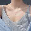Collar Minimalista con Colgante de Cruz de Plata S925 para Mujer
