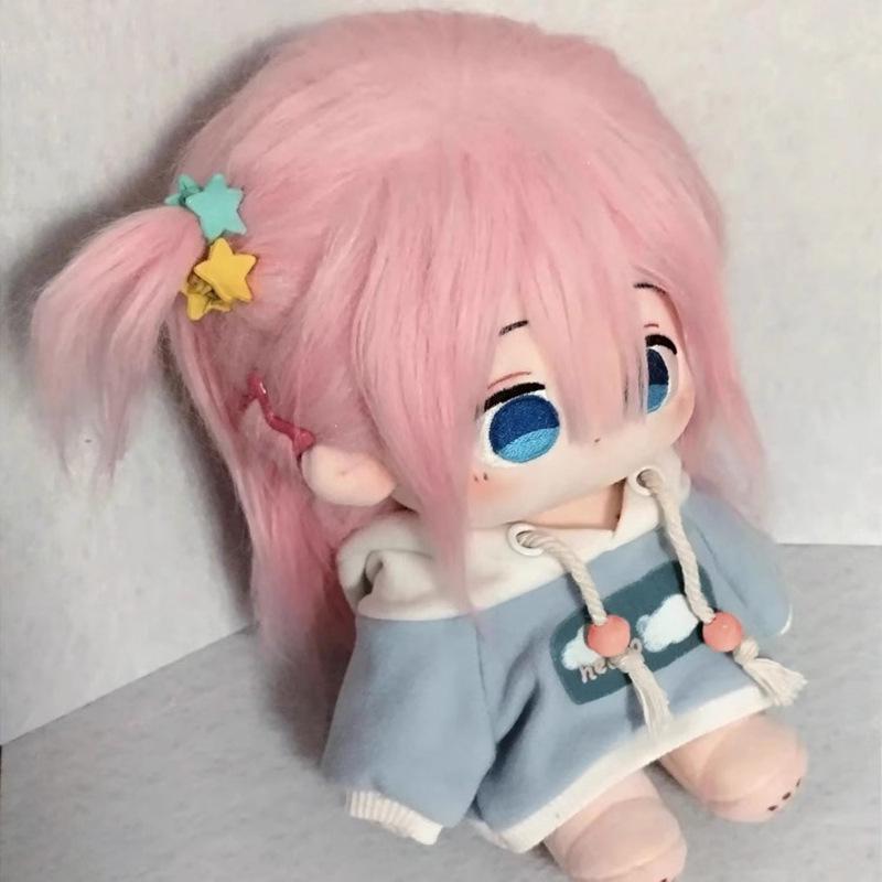 20cm Girl Doll Dress-Up Set - Cotton Outfits & Accessories for Female Friend Gift