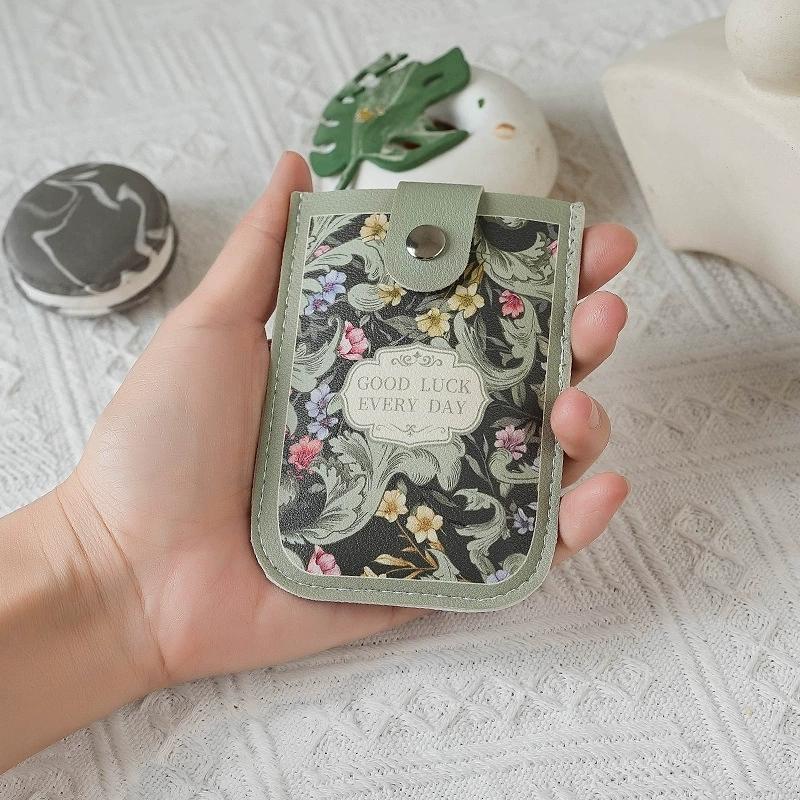 

Portable Adorable Pull-Out Card Holder With Multiple Card Slots - Id Card, Bank Card, Bus Card Organizer For Women