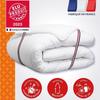 Duvet 140x200 Cm CHAMPS DE LIN - Warm - 450G/m² - Single Duvet - Soft and Warm - Anti-mite Antibacterial - White