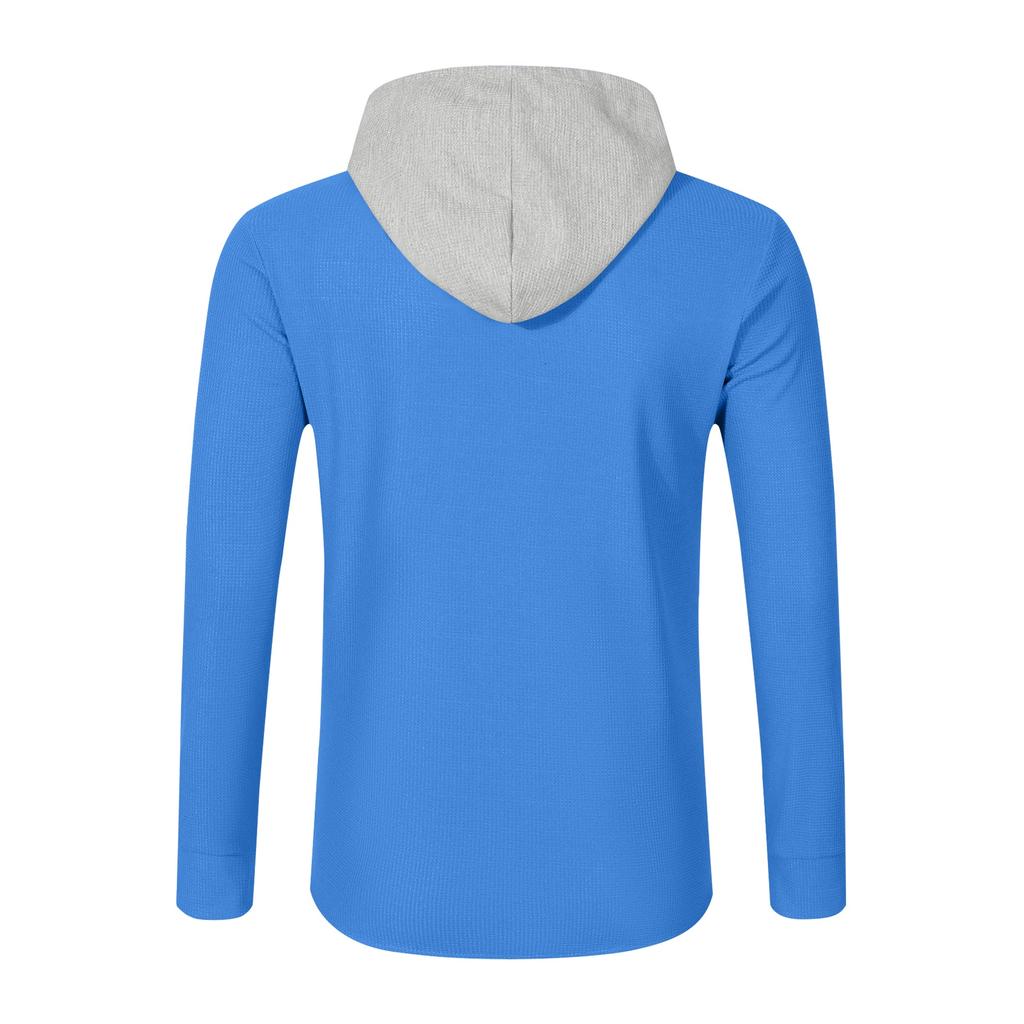 Men's Zipper Hooded Sports And Casual Loose Jacket