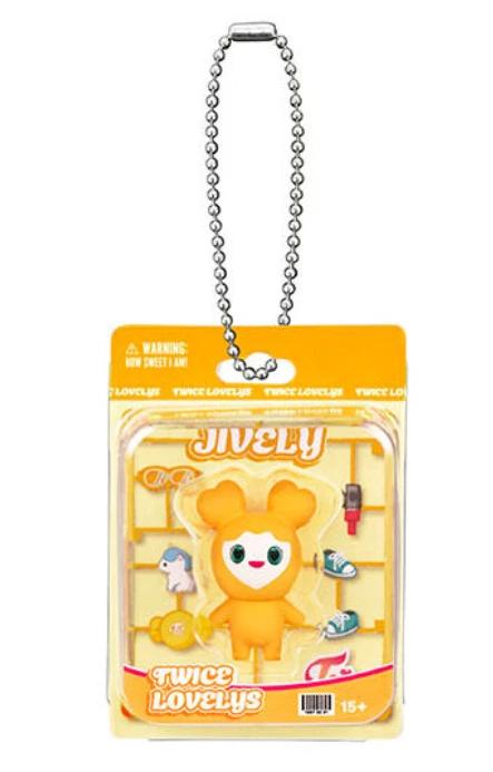 

TWICE LOVELYS Блістерний талісман-брелок Капсульна іграшка ЯПОНІЯ BANDAI JIVELY