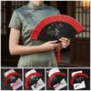 Chinese Style Blossom Printing Folded Fan Portable Retro Elegant Handheld Fans with Tassel Classical Tassel Folding Fan