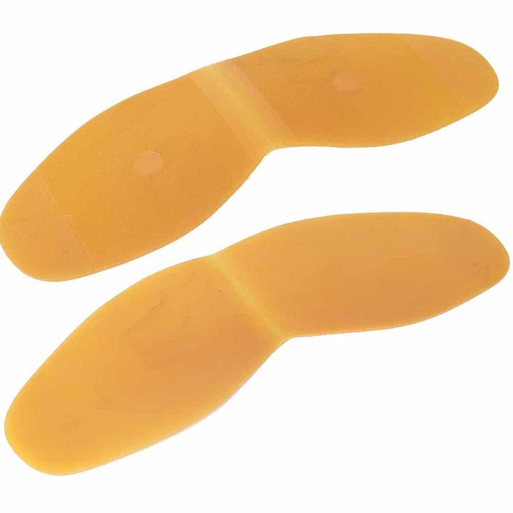 Läder Skor Gummi Slitstarka Yttersulor Handgjorda Skor Reparation Halvsula (Svart klack)
