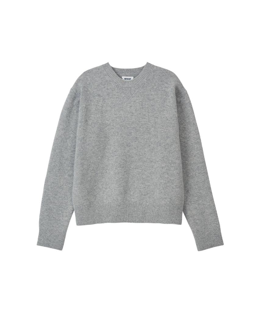 NOHANT Essential Cashmere Knit Sweater Gray