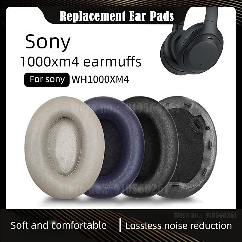 Replacement Ear Pads Cushions for Sony WH-1000XM4 Headphone Soft Memory Foam Pads 1000 XM4 1000XM4 Headset Earpads Case