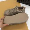 Sneaker Retro Inverno Donna Chunky Calde Casual Scarpe Vulcanizzate Donna Stivali con Zeppa Alta Moda Stringate Low Top