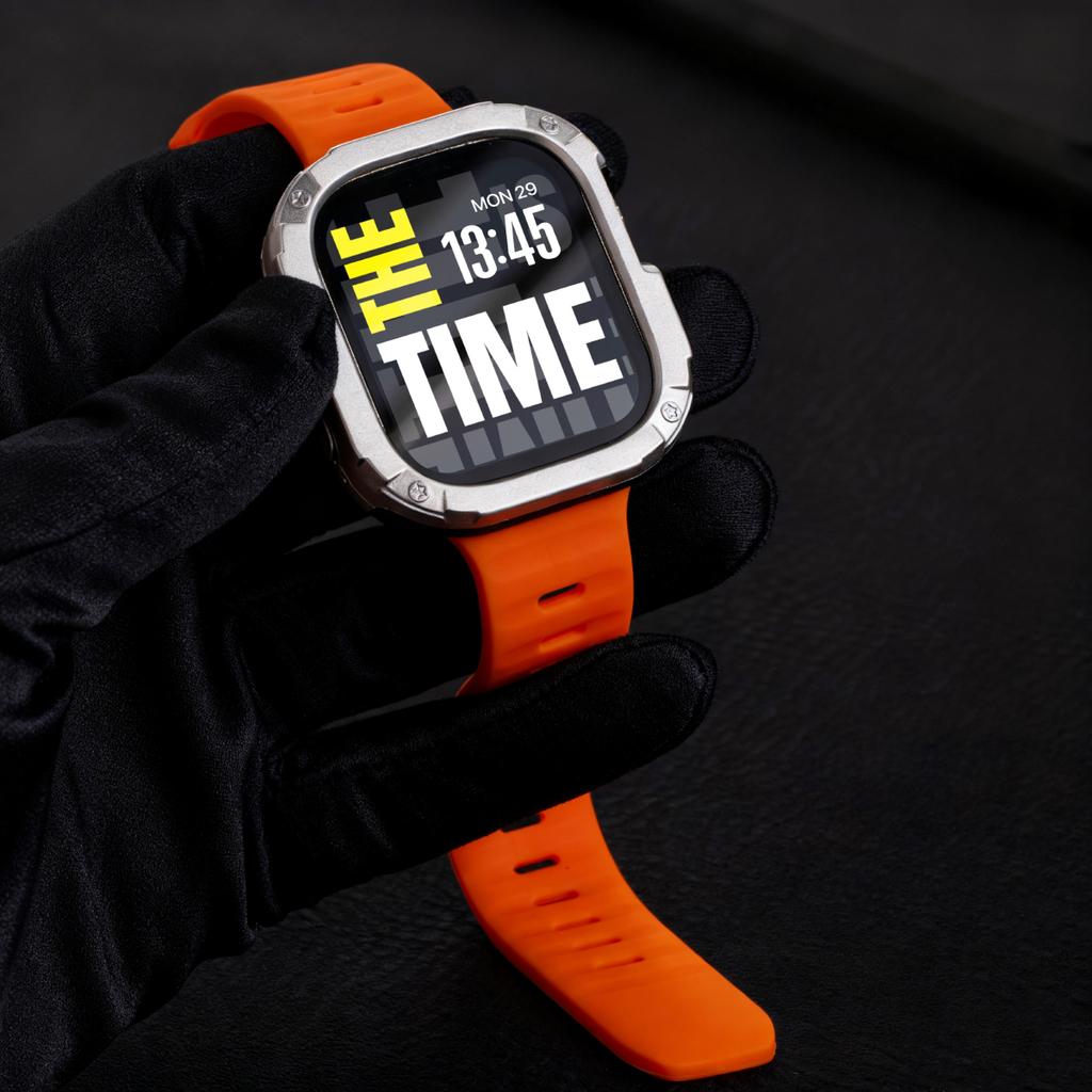 Case+Strap For Apple Watch Ultra 3/2 49mm 40/41 44/45 46mm Protective Cover Silicone Band For Iwatch Series 11 10 9 8 7 6 5 SE3
