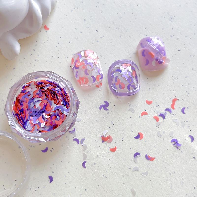 

1 банка смешанных конфетных цветов фольгированных хлопьев, блестки для ногтей, украшение для нейл-арта, кончики для маникюра, шармы для женщин, девушек, аксессуары для DIY