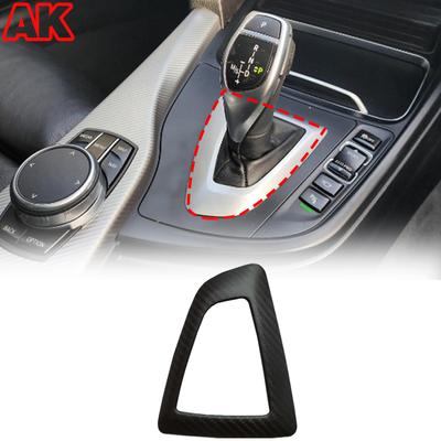LHD/RHD Real Carbon Fiber Car Gear Shift Gear Panel Trim Cover Base For BMW F20 F21 F22 F23 F30 F31 F34 F35 F32 F33 F36 M2 F87