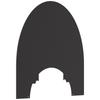 Steel Log Burner SKADI Hearth Plate