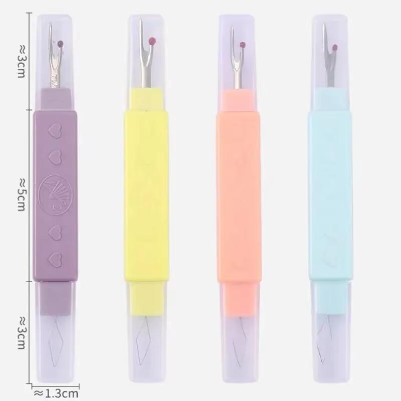 Dual-purpose Model 2-in-1 Thread Remover Threader Macaroon Colours Special Threader Cross Stitch Pick Threader