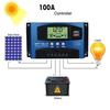 MPPT Charge 12V/24V, 40A/60A/100A Regulator for Panel, with Tracking for Off- Systems