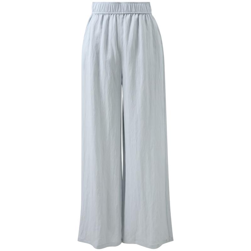 Sancai High-Waist Straight-Leg Casual Pants