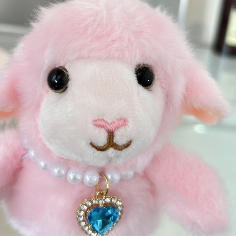 Cute Fluffy Lamb Plush Keychain With Boots Keyring Lovely Sheep Doll Keyring Bag Pendant Decoration For 2027 New Year Gifts