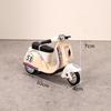 Retro Alloy Pull-Back Motorcycle Scooter Model Toy for Kids