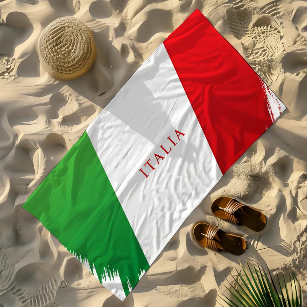 Nazione Italia Asciugamano Asciugamani da Spiaggia Yoga Palestra Leggero Portatile Per Nuoto Doccia Viaggio Accessori Sportivi Anti-sabbia