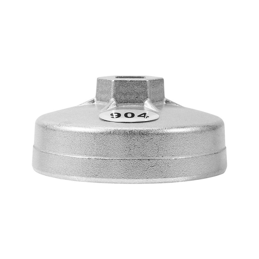 Filter Wrench 79mm 15 Flutes Aluminum Filter Cap Wrench Cartridge Style