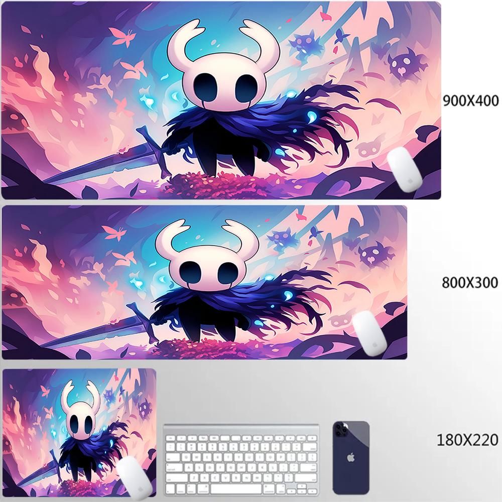 Stampa HD Tappetino Mouse Gamer Hollow Knight Computer Grande Tappetino Mouse Casa XXL Tappetini Tastiera Tappeto Gaming Ufficio PC Laptop Deskmat