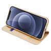 Dux Ducis Skin Pro Premium Flip Case for iPhone 13 Mini - Gold