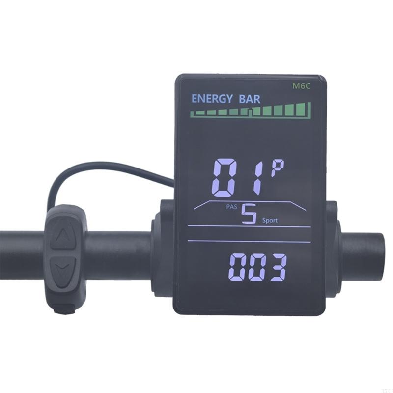 2025 New Electric Bike Display Plastic 24V-60V Waterproof LCD Display Electric Bike Panel Dashboard,Waterproof