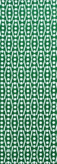 

Dyeing Anbo Tenugui Authentic Dyed Cotton Tokuoka Made in Japan 35cm x 100cm Baseball Green 100% зелений