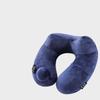 Press-Inflate Portable U-shaped Travel Neck Pillow