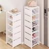 Adjustable Shoe Rack Storage Organizer Shoe Hanger Shoe Cabinets Space Saving Sneakers Organizer for Wall Corner Shoes Shelf