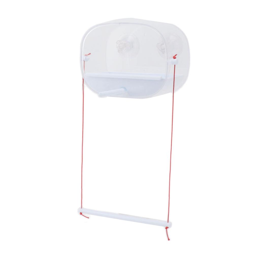 Clear Window Bird Feeder Transparent Window Bird Feeder with Suction Cups for Outside