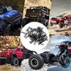 60PCS RC Car Body Clip 17mm   1.0mm Dia Easy Removal Installation   for 1Celsius16 1Celsius18 RC Car Truck