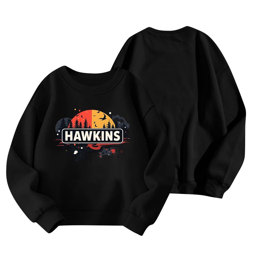 Children's Hoodie Boys And Girls Fashion Printed Long-sleeved Hoodie 3-14 Years