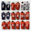 Herre bomulls rugbytrøye Broncos-stil Brodert laguniform Høstsport Fan-klær