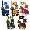 Medieval Zoo Building Blocks Character Accessories Mounts Animals Deer Elephants Camels Wolves Warhorses Bricks Toy Gifts K080