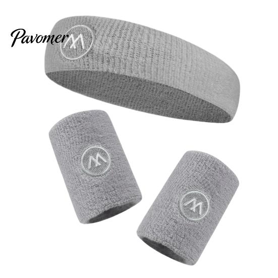 Sweatbands 1 Set Sports Sweat Bands Sweat-absorbing Quick-drying High Elastic Nylon Cloth Wrist Running Wristband Guards Protection Super Soft