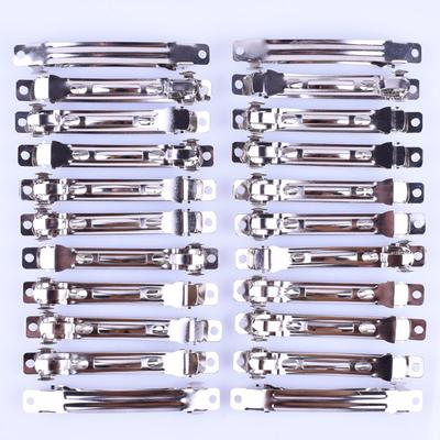 10 piezas 8/10CM Pinza de Pelo Barrette Francesa Metal Vintage Pinzas para el Cabello Set Para Decoración de Flores Pinza para el Cabello Niñas Mujeres Accesorios para el Cabello