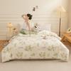 Polyester Fiber Winter Duvet with Spring Flowers Design