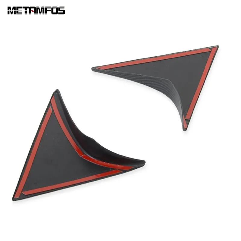 Rear Window Side Spoiler Wing Cover Trim For Hyundai Tucson 2015-2018   Carbon Fiber Exterior Accessories Car Styling