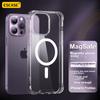 ESCASE IPhone 14 Pro Max Case with MagSafe Magnetic Charging, Ultra-Thin Airbag Shockproof Clear Protective Cover for Men And Wome