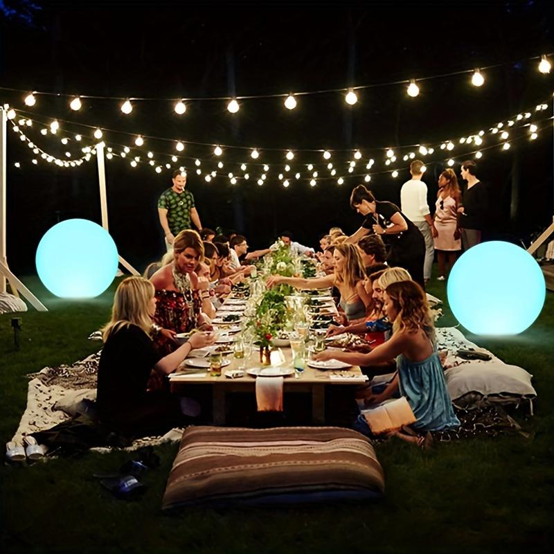 LED-Leucht-Wasserball mit 16 Farben und Fernbedienung – Aufblasbares Poolspielzeug für Partys, Hochzeiten, Geburtstage und Verlobungen, wiederverwendbares Poolspielzeug, Strandspielzeug