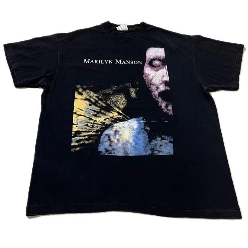 

Винтажная футболка 1996 года Marilyn Manson Antichrist Superstar с одинарной строчкой РЕПРИНТ L