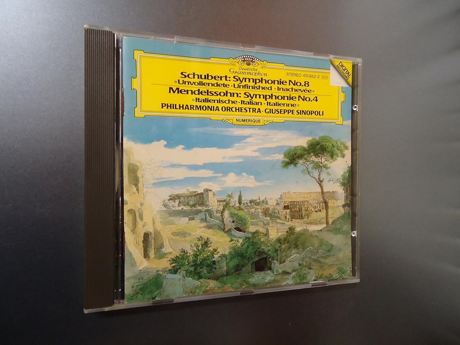 

CD PHILHARMONIA ORCHESTRA SINOPOLI Schubert Symphony No.8 Unfinished 4108622 DEUTSCHE GRAMMO Non Japan Classical Used