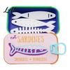 Creative Holiday Gift for Jewelry Lovers Halloween Box 3D Printed Small Keepsake Box with Fish Party Favor Shaped Holder Gothic Decorative Organizer