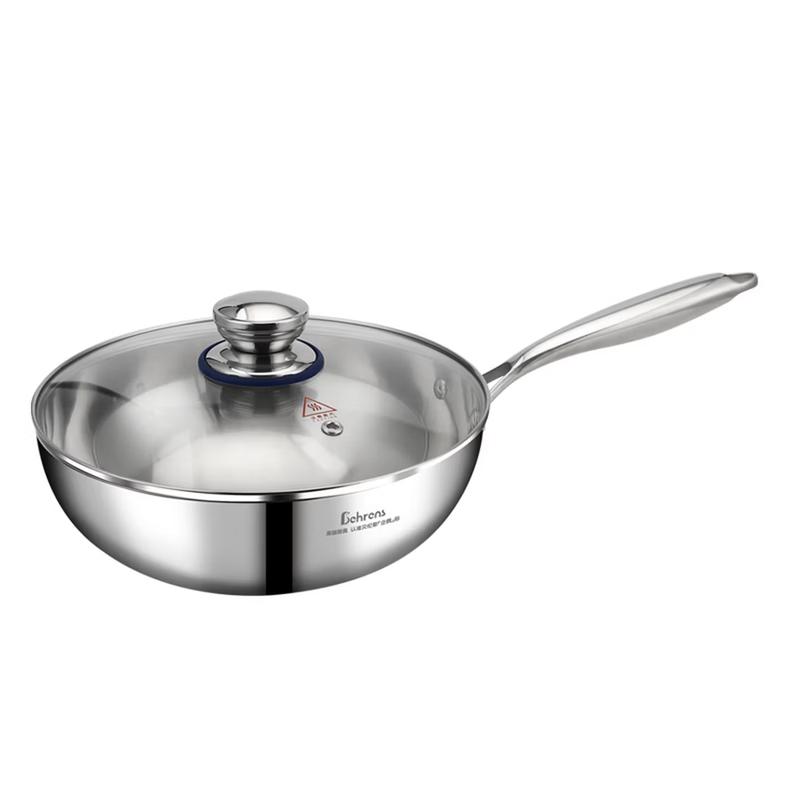 Beilunsi 28cm Stainless Steel Wok