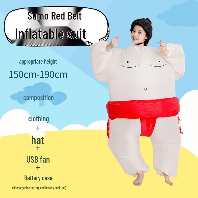 Inflatable Sumo Costumes for Dance & Pranks - Adult Size Fun Props & Dolls