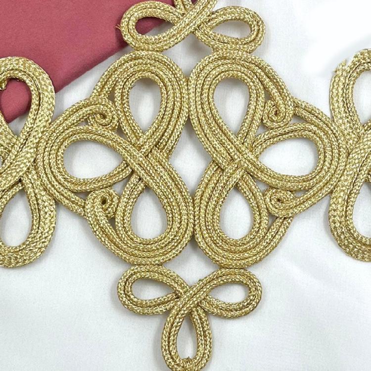Gold Weaving Flower Tassels Silk Fringes Tassels Festival Decoration Tassels Special Occasion Decorations
