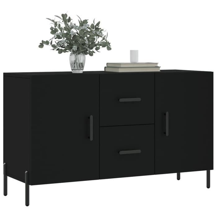 VidaXL Black Buffet 100x36x60 Cm Engineered Wood 828181