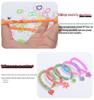 15000-Piece Rainbow Rubber Band DIY Bracelet Kit for Kids
