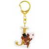 [Tsujicel] Initial J Character Bear School Key Chain, Yellow, Girls, Body Size (W X