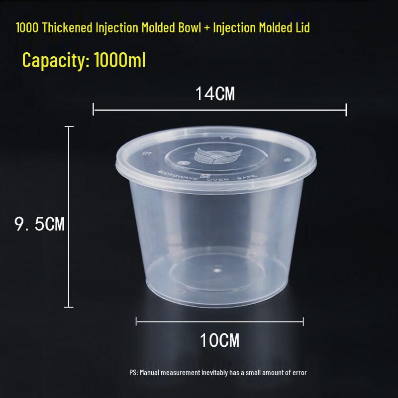Disposable Plastic Takeout Bowls with Lids